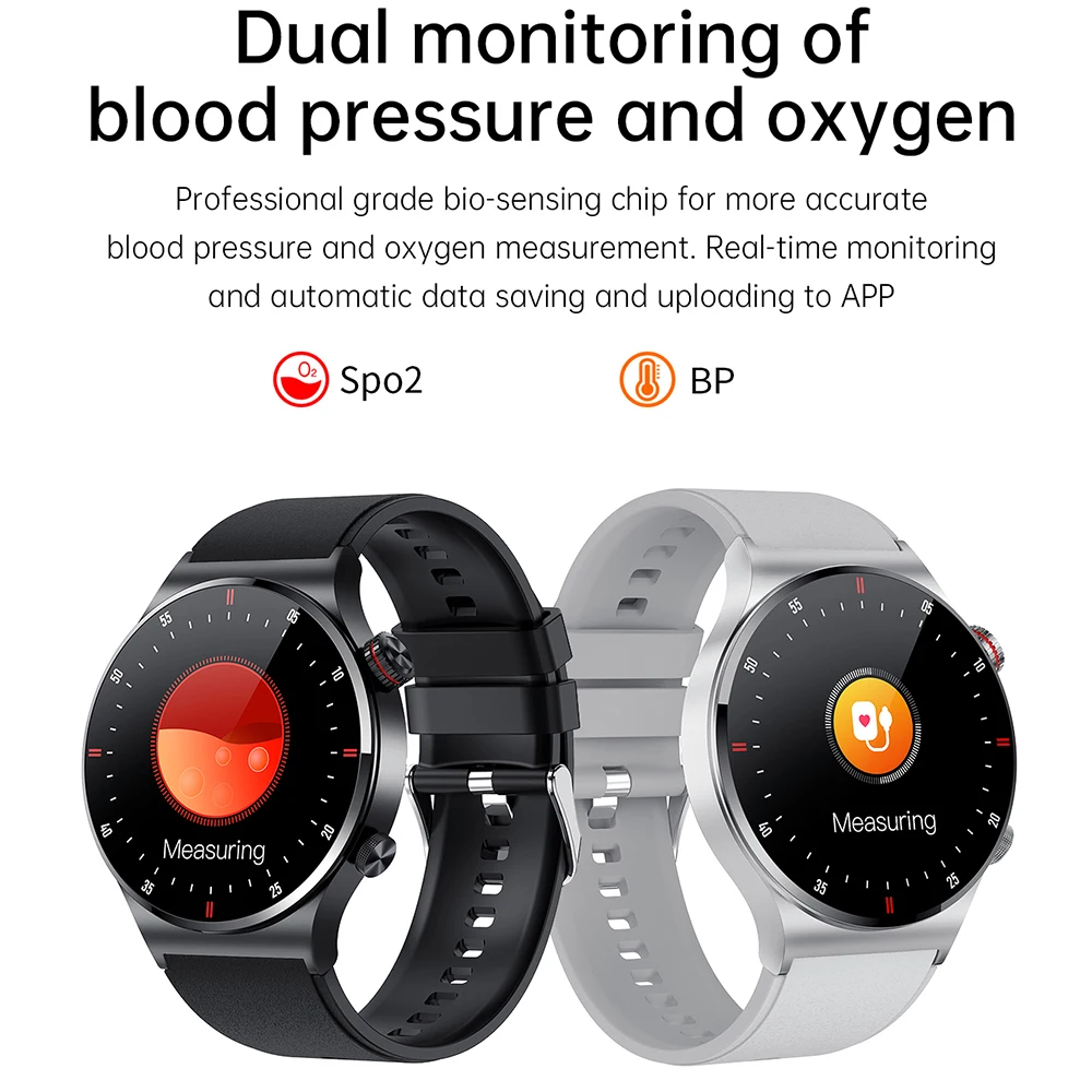 QW33 Ʈ ġ  ȭ NFC ECG + PPG   ȸ ư  ƮϽ Smartwatch ȵ̵ IOS
