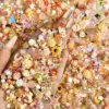 Random Mixed Orange Series Flower Butterfly Nail Charms 3D Resin Sunflower Bear Bow Nail Art Decorations Manicure DIY Supplies 1