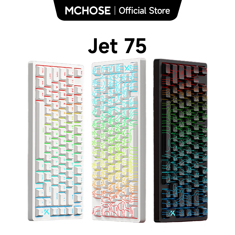 MCHOSE Jet 75 磁気スイッチ ゲーミング キーボード ホール効果