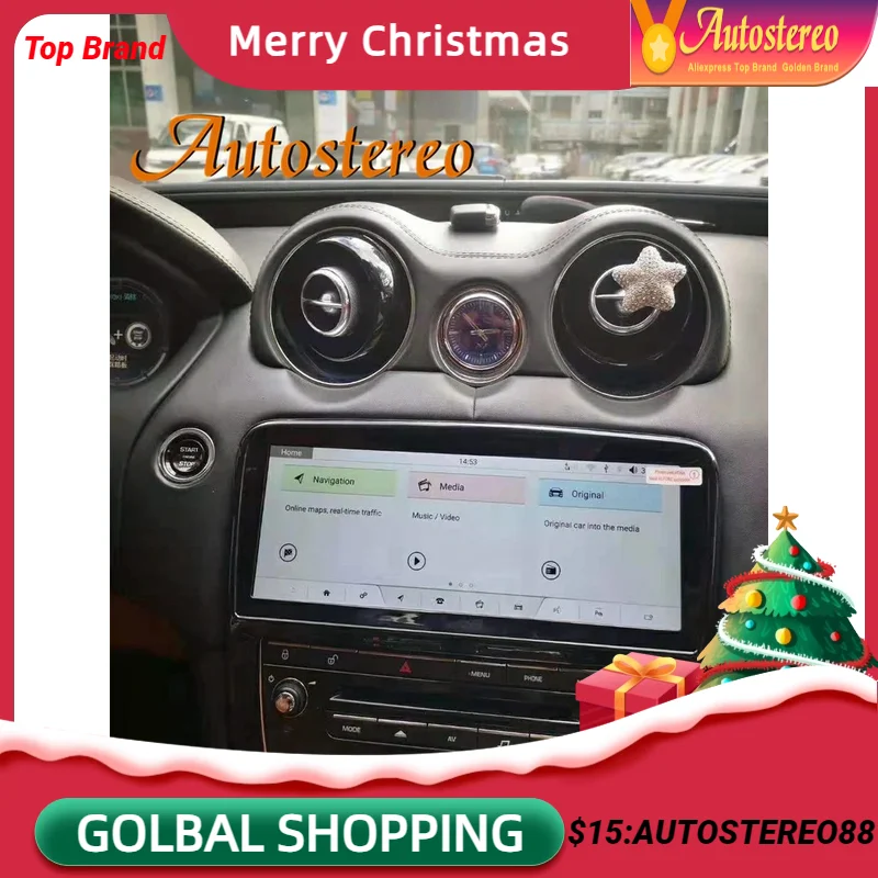

For Jaguar XJ 351 2009-2016 Android10 8+64 Radio Car GPS Navigation Auto Stereo Headunit Car DVD Player Multimedia Music Carplay