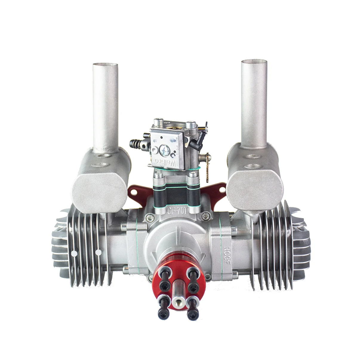 Moteur essence RCGF 70cc bicylindre pour avion RC