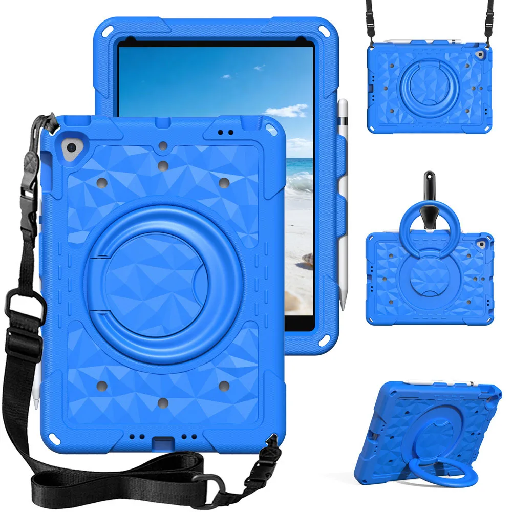 360 Rotatable Kids EVA Shockproof Tablet Case - Child Safe Protective Cover
