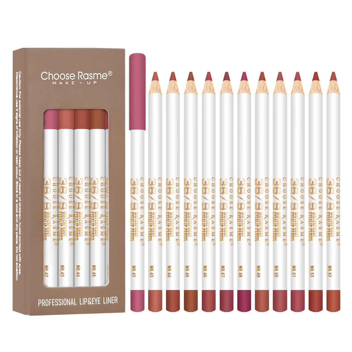 12 color lipliner suit matte matte high color waterproof and color fast lipstick pen for Valentine's Day 3
