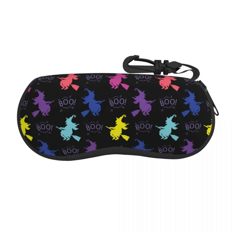 

Halloween Glasses Case Protective Box Witch Bat Ghost Eyewear Protector Protector Eyewear Container