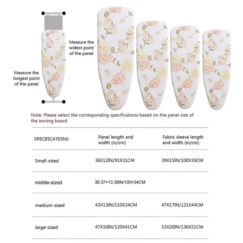 Durable ironing board cloth thickened universal ironing board cover pad laundry supplies resistant scorch printed padded ironing board mat,ironing board cover,ironing protection pad