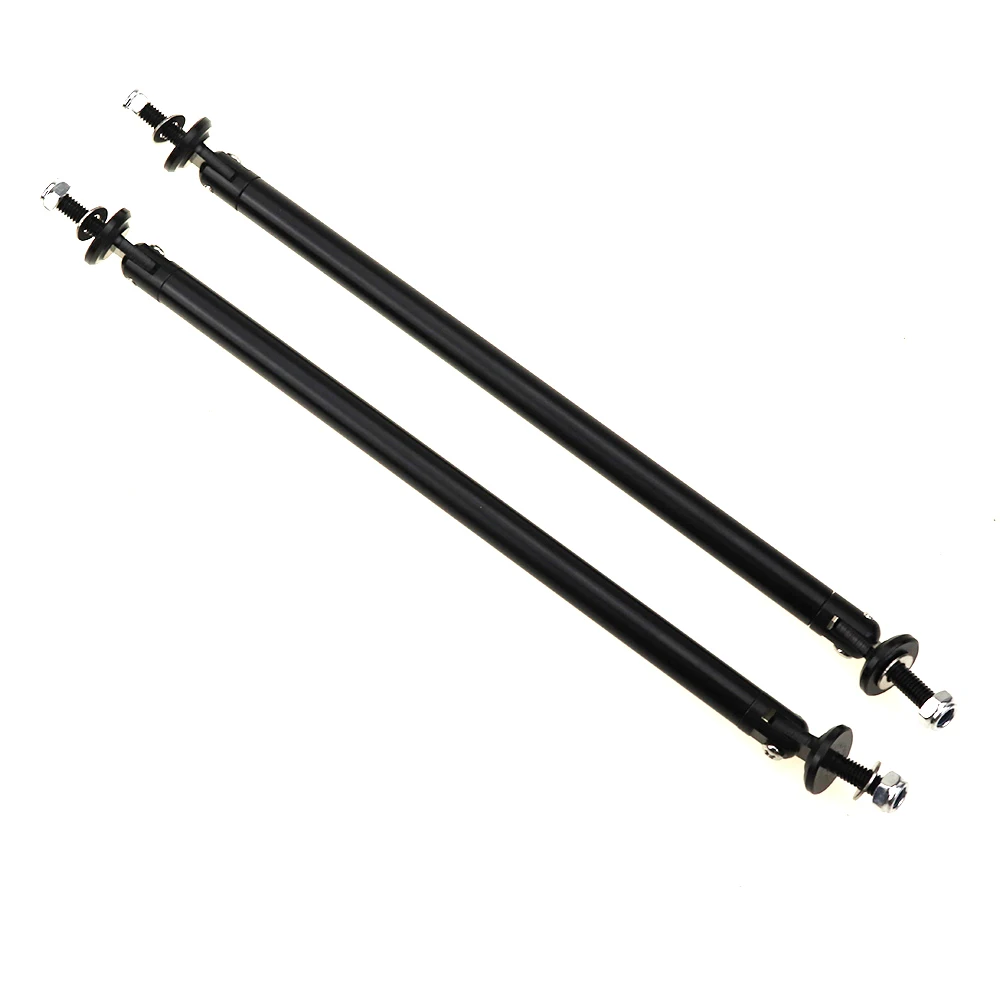 1 Pair Universal Car Auto SUV Front Rear Bumper Lip Splitter Spoiler Strut Rod Tie Support Bars 10cm 15cm 20cm Black Blue Red