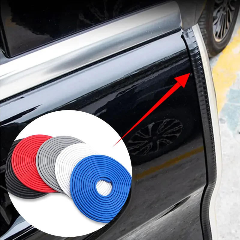 Universal Car Door Edge Protector with Steel Disc Bumper Decor Guard