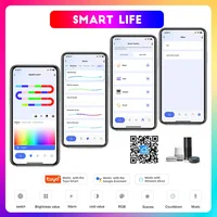 65.5ft/20m TUYA WS2811 TUYA DreamColor LED Strip Lights RGBIC Smartlife 60LEDs/M Flexible Tape Work with Alexa Google Assistant - Image 3