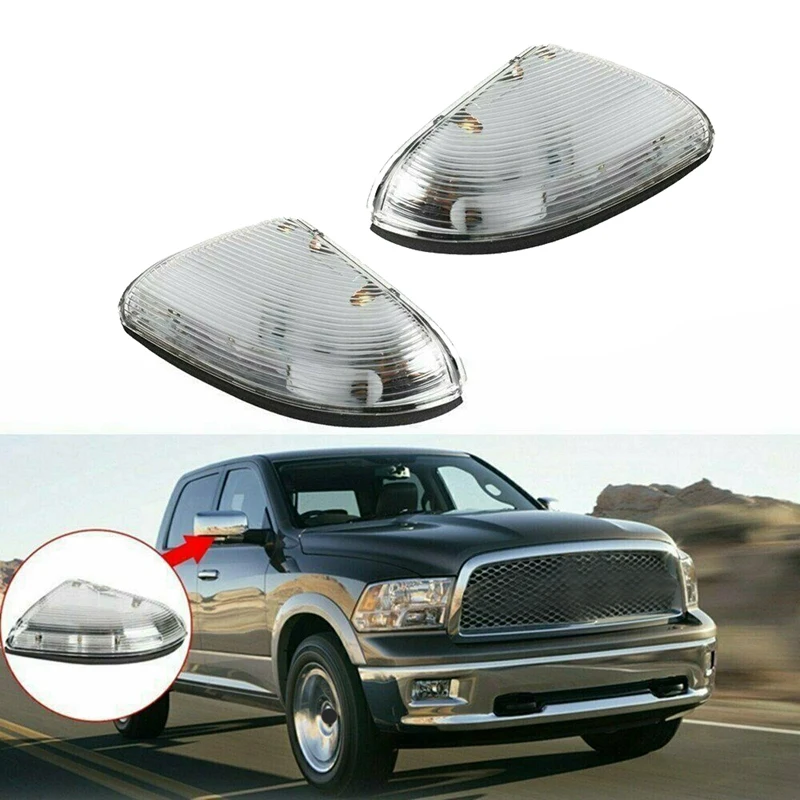 

Car Side Rearview Mirror LED Turn Light Rear View Indicator Blink Signal Light For Dodge RAM 1500 2009~2014 RAM 2500 2010~2014