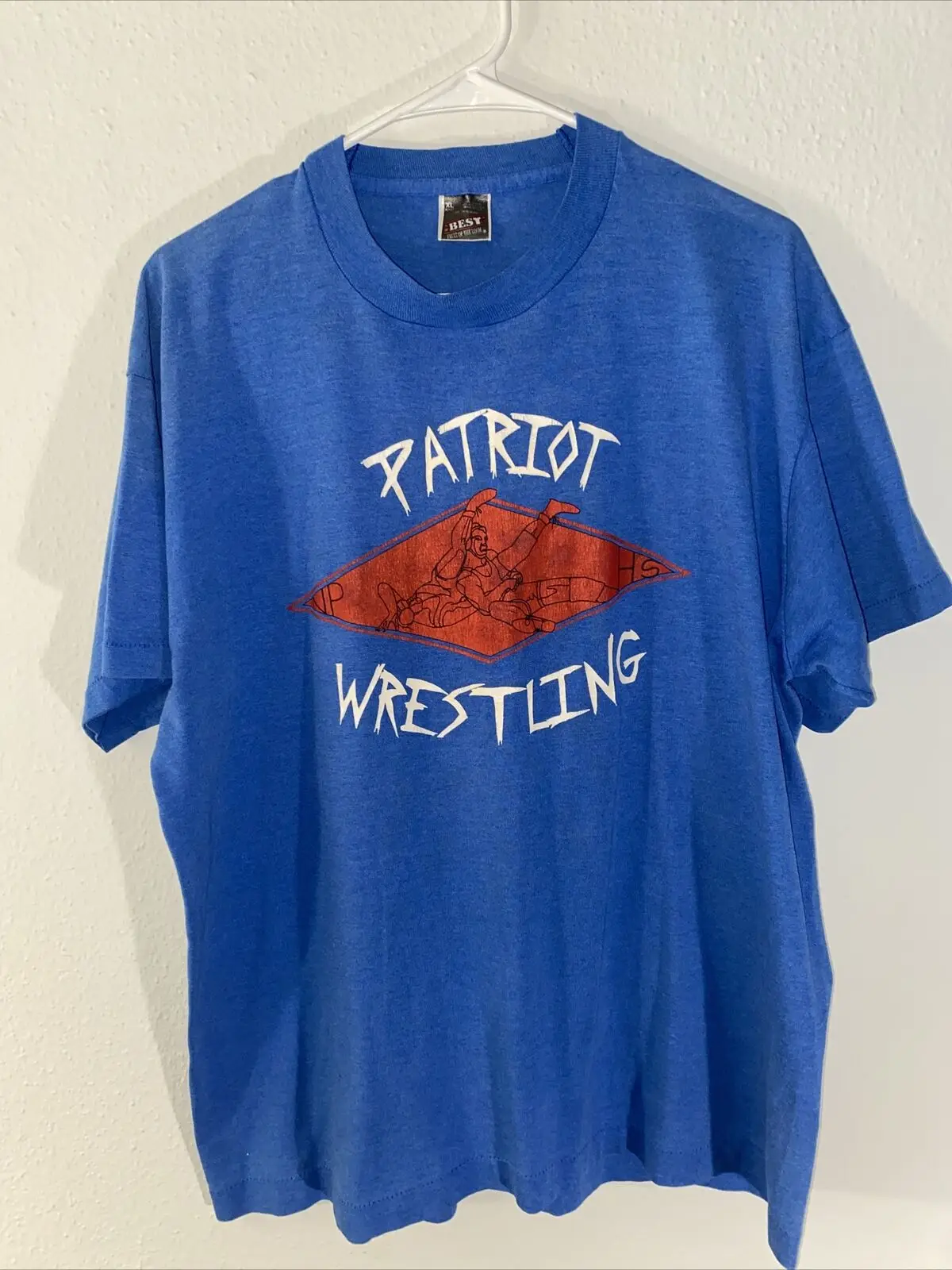 Maglietta Vintage Patriot Wrestling 1990S Taglia Xl Maniche Lunghe O Corte
