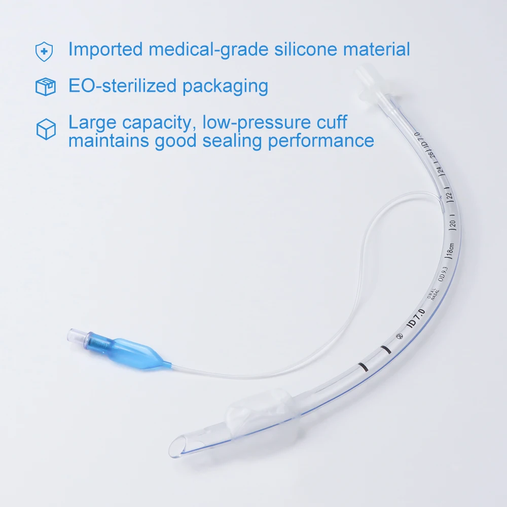 Pet Disposable Sterile PVC Endotracheal Tube With Cuffed High Volume Low Pressure Cuff X-Ray Visible Line Veterinary Equipment