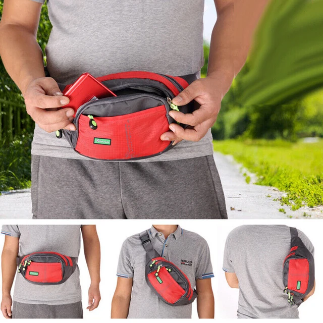 Multi-function Funny Pack Bum Bag Waterproof Banana Hip Bags Zipper Casual  Large Capacity Portable Adjustable