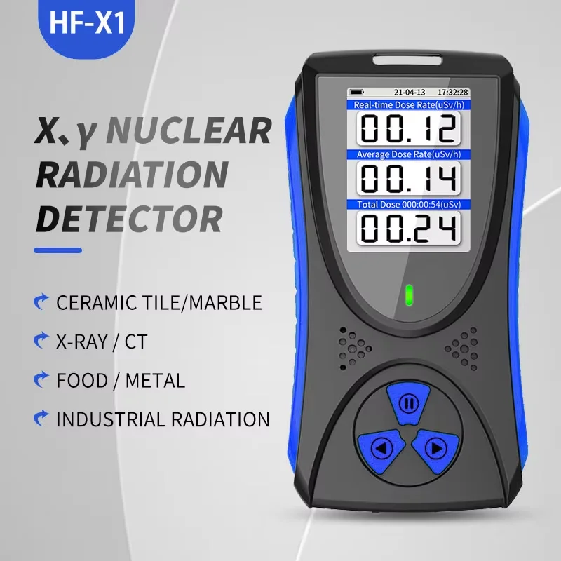 Radiation Detector HFS-10 High-Sensitivity Dose Alarm X &Beta; &Gamma; Rays Nuclear Radiation Detector 0.05uSv-50mSv Geiger Counter with Alarm Function radiation detector,geiger counter