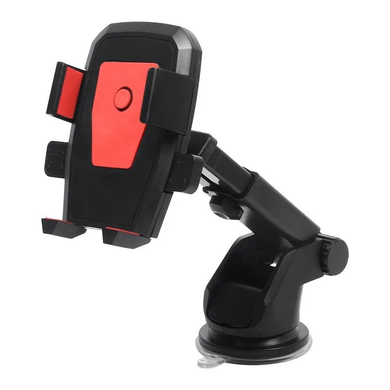 Car-mounted Creative Telescopic Rod Automatic Locking Mobile Phone Holder Car Dashboard Rotatable Adjustable Navigation Bracket
