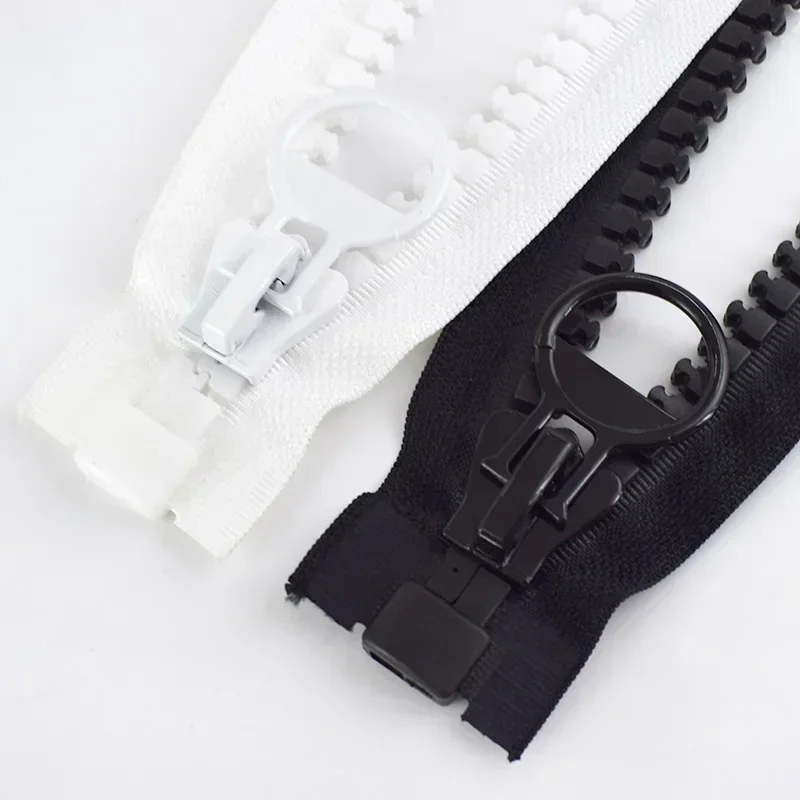 10 Cerniere In Resina 5#, 40 Cm, 50 Cm, 60 Cm, 80 Cm, Con Estremità - Foto 10