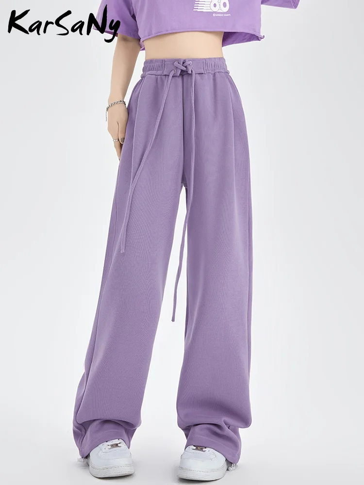 Women's Pants Wide Leg Straight Sweatpants For Women High Waist Trousers Pink Korean Loose Pants For Womens 2023 Sweatpants