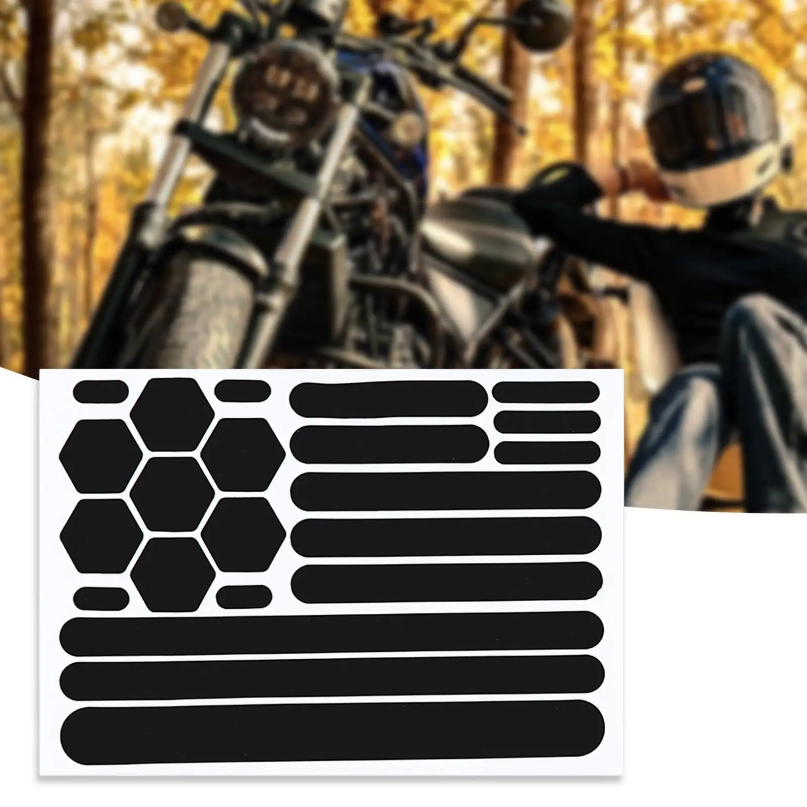 

Motorcycle Sticker Reflective Gear Waterproof High Quality Reflective Helmet