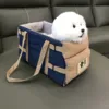 Dog Cat Carrier - Dog Car Booster Seat for Cats Dogs with Dog Travel Car Carrier with Safety Tethers Console Car Seat for Dogs 3