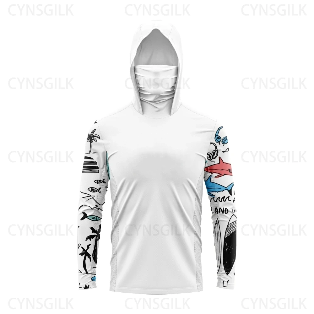 Fishing Shirt Men Hood long sleeve Fishing clothing uv protection fishing shirt Apparel fishing shirt,fishing clothes