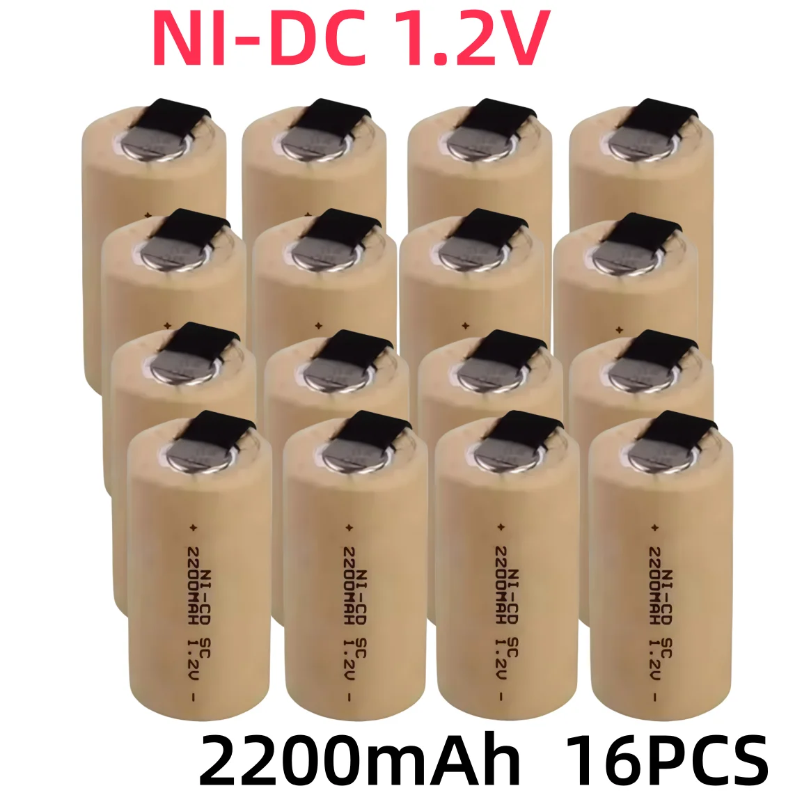 16PCS battery