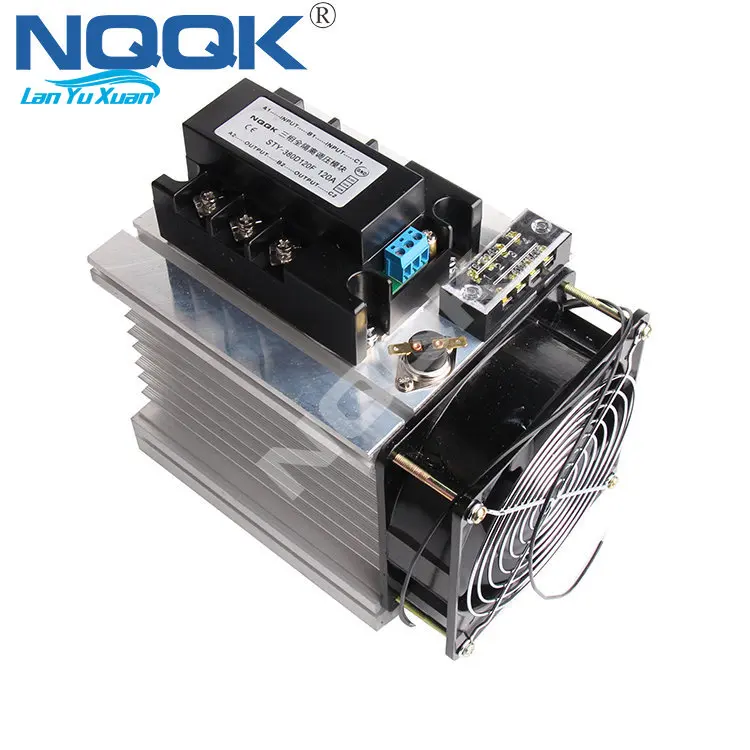 

120A 0-10V control signal three phase 380VAC LA VD SSR Solid state relay with heat sink