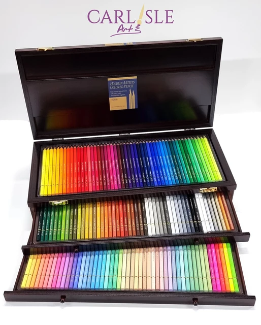 Holbein Artists' Colored Pencil Wooden Box Set Of 150,soft And Smooth Feel  With A Vibrant Colour Laydown,matches Core Colour - Wooden Colored Pencils  - AliExpress