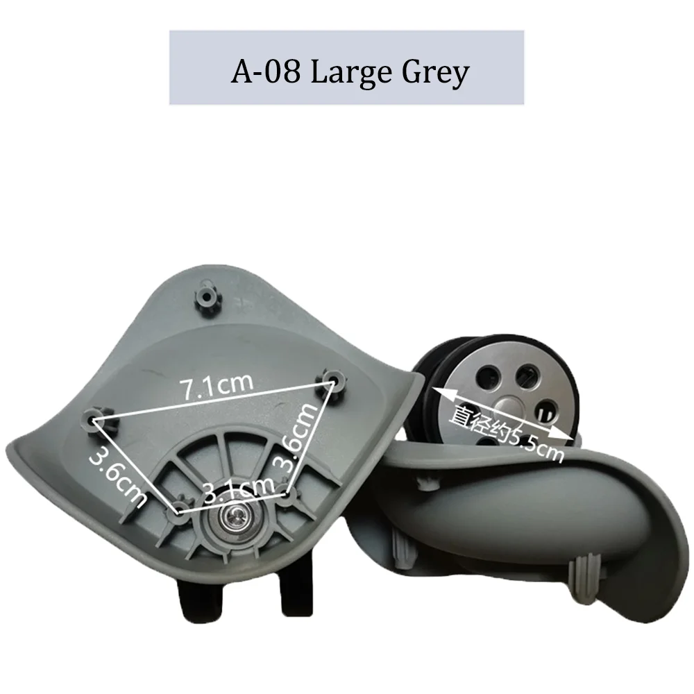 For Hongri A88 Nylon Luggage Wheel Trolley Case Wheel Pulley Sliding Casters Universal Wheel Repair Slient Wear-resistant