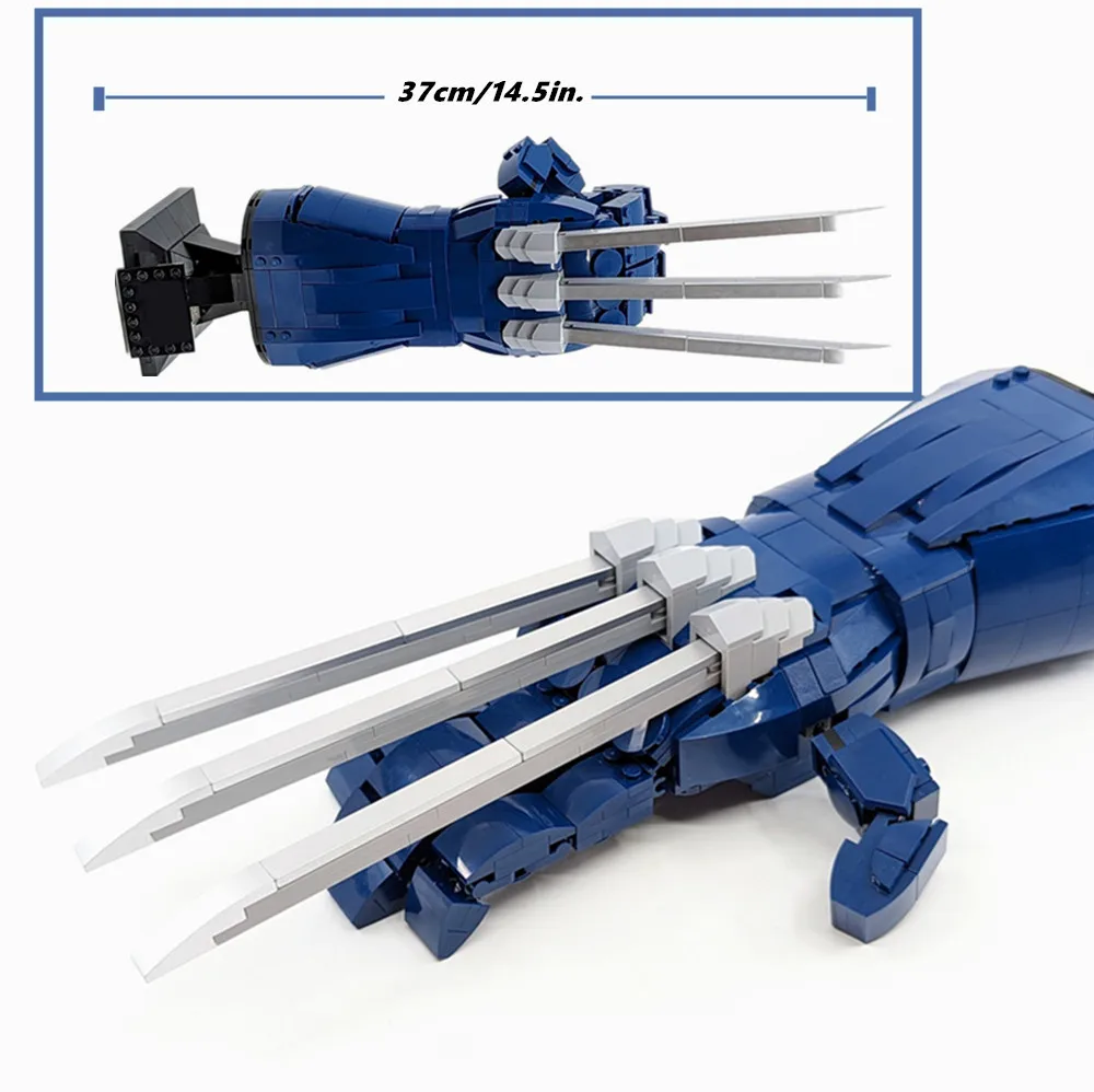 Disney Adamantium Claws X-Men Logan Wolverine Heroes Avenger Armi Giocattoli Modello Building Block Mattoni Regalo Per Bambini