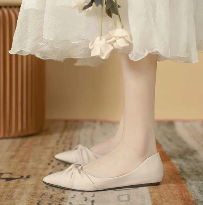 CLANE OBLIQUE TOE FLAT SHOES 38 OBLIQUE TOE FLAT SHOES CLANE 靴