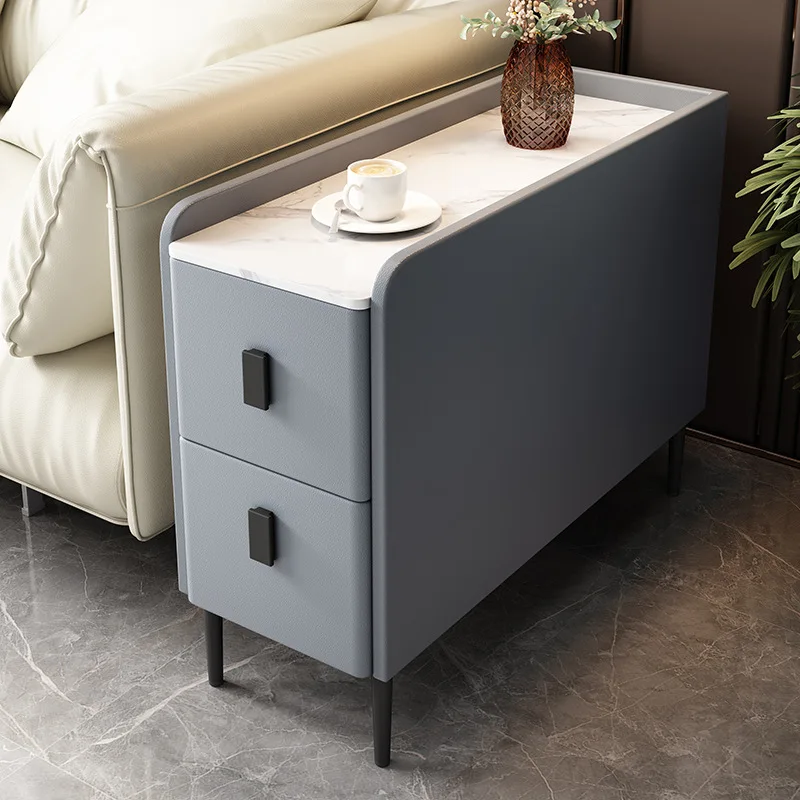 

Минималистичный шкаф в итальянском стиле для дивана, шкаф для хранения рок-тарелок, для гостиной, полностью деревянный, современный простой дом