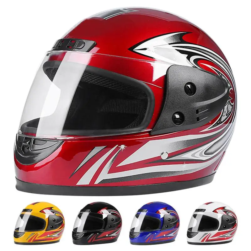 

New Cool Motorcycle Helmet Adult Motocross Dirt Bike Full Face Helmets Motorbike Electric Car Safety Helmet Cycling Accessories
