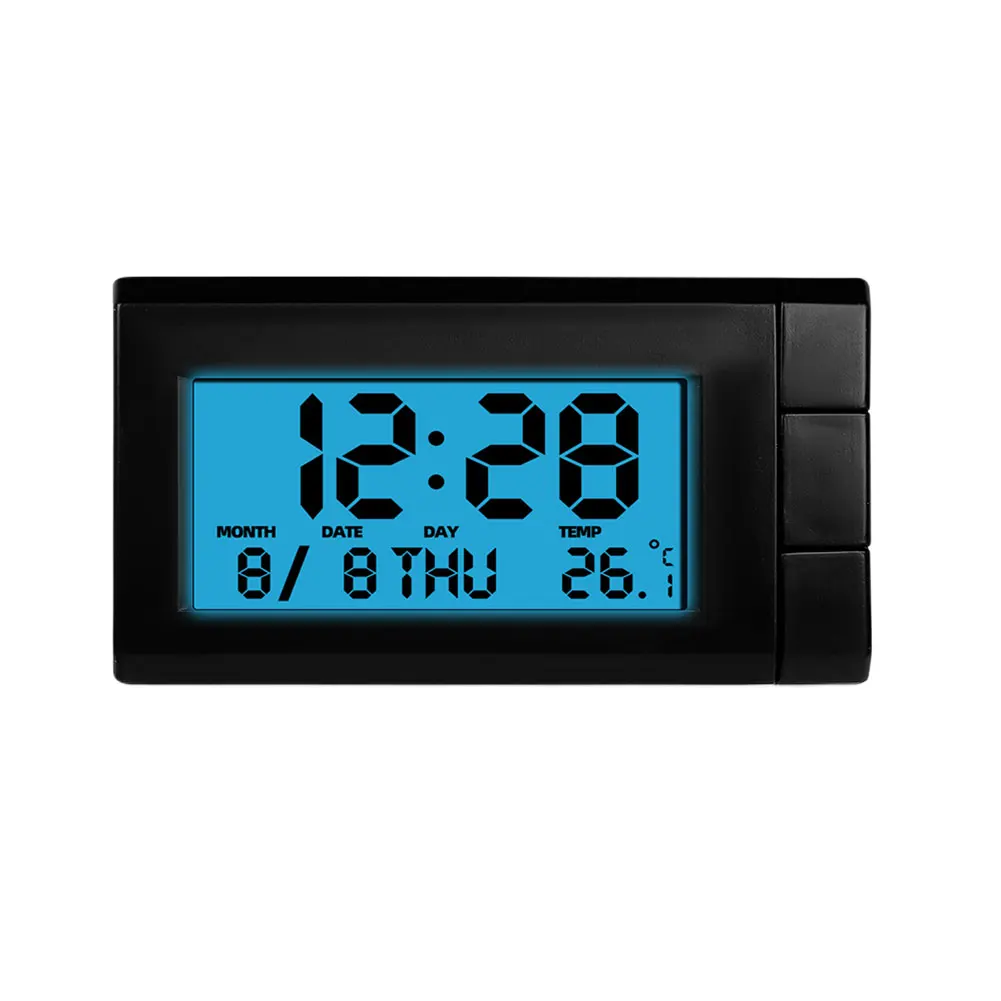 1PC LED Auto Tisch Digital LCD Uhr Geschwindigkeitsmesser Küche Reise Uhr  ABS Durable Mehrzweck Auto Lkw Alarm Uhr Zubehör - AliExpress
