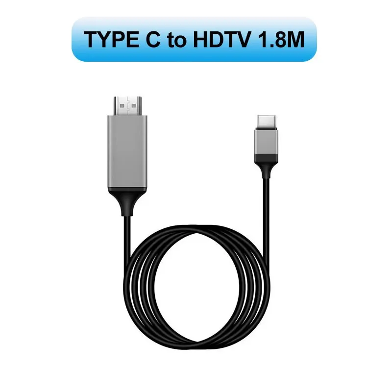 ƺ PC Ϳ Ȯ , CŸ to HDMI USB 3.1 to HDMI ȣȯ ̺, HDTV, 30Hz, 4K, USB C ̺