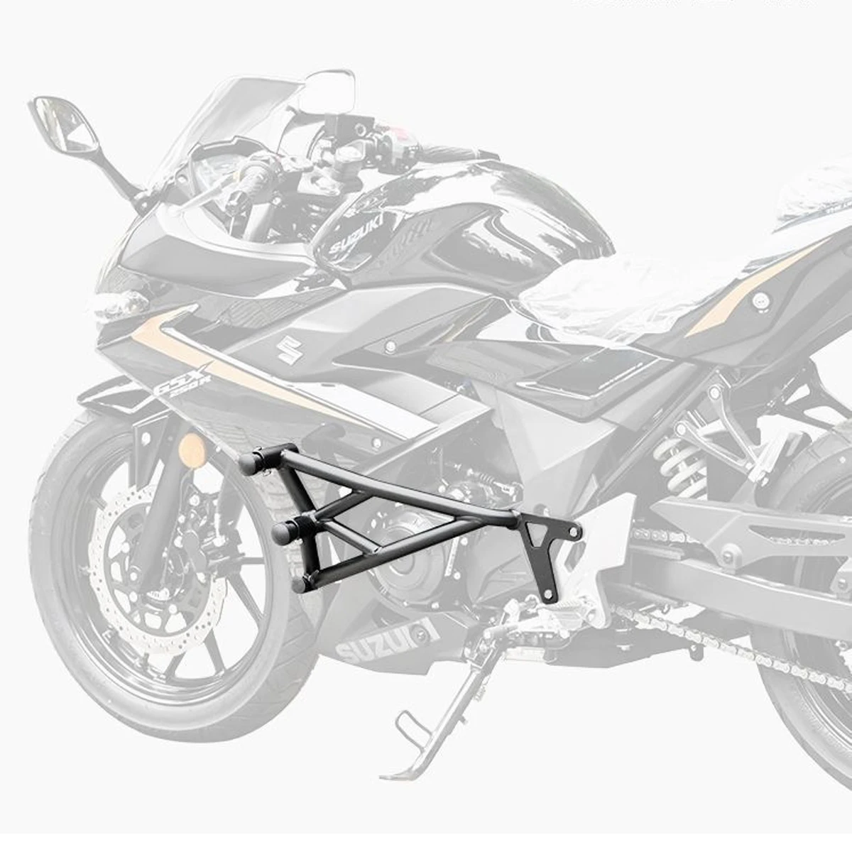 오토바이 엔진 보호 바 범퍼 액세서리 보호 바 탄소강 바 스즈키 GSX250R GSX 250R용