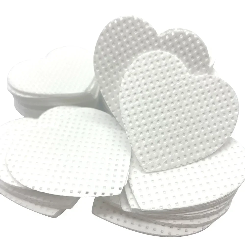 200 Pcs Disposable Lint-Free Paper Cotton Wipes Eyelash Extension Glue Remover Pads Cleaning Wipes Cosmetics Makeup Tools