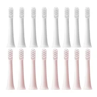 Têtes de brosse de rechange pour XIAOMI MIJIA T100, 8 pièces, brosse à dents électrique sonique, aspirateur DuPont, buses adaptées à poils souples 1