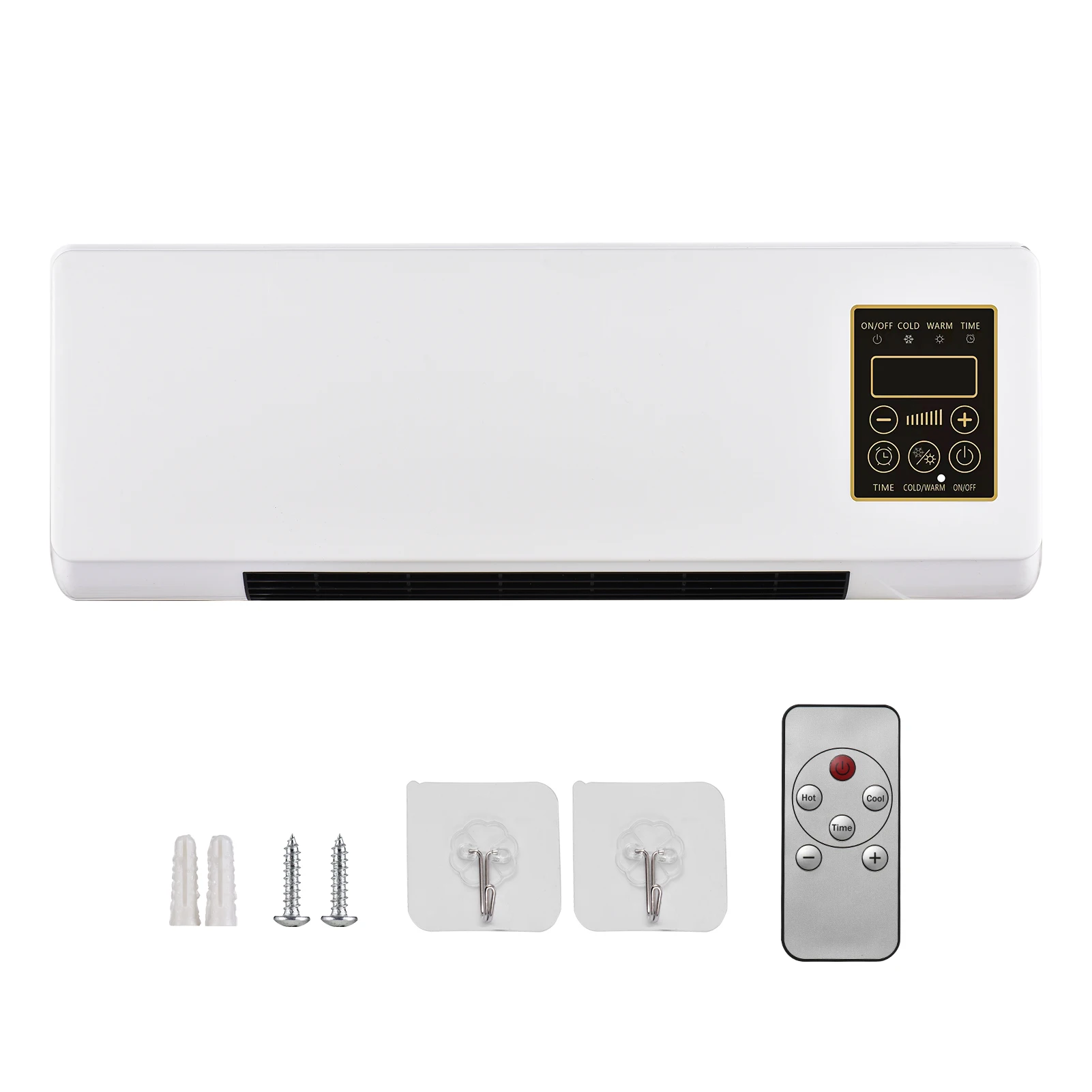 Portable Heater And Air Conditioner Combo Wall Mounted Desktop 2in1 Electric  Heater Air Conditioner Heating And Cooling - Hvac Systems u0026 Parts -  AliExpress