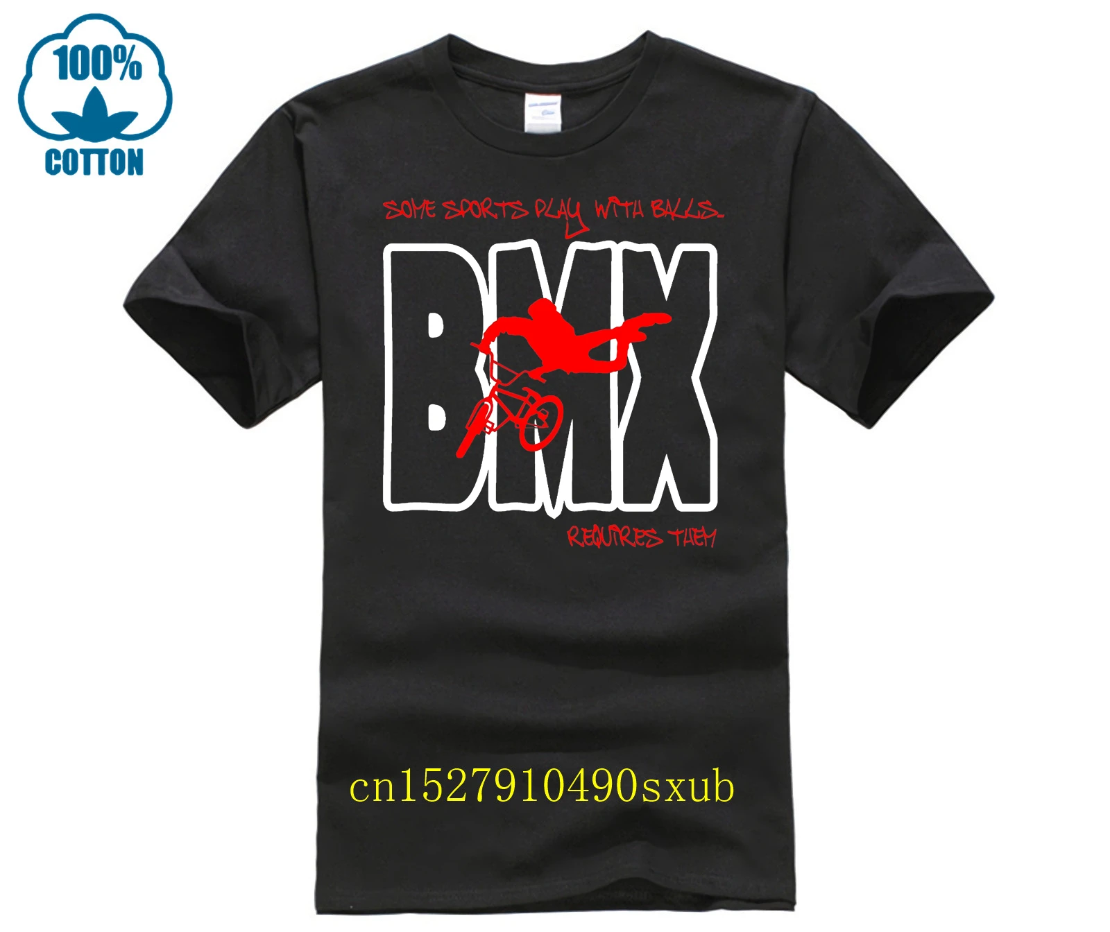2024 New Summer Casual Men Tee Shirt Bmx Shirt Just Ride Richiede Balls Race Freestyle Bikes Park Street Haro Kink Gt