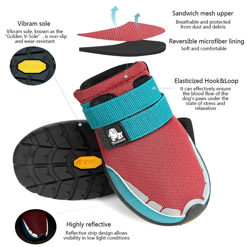 Reflective Pet Buggy Shoes 3