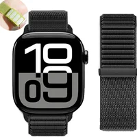 Bracelet à boucle en Nylon pour Bracelet de montre Apple 46mm 45mm 44mm 49mm 40mm 41mm 38mm 42mm pour IWatch série Ultra 10 9 8 7 6 SE 5 3 2