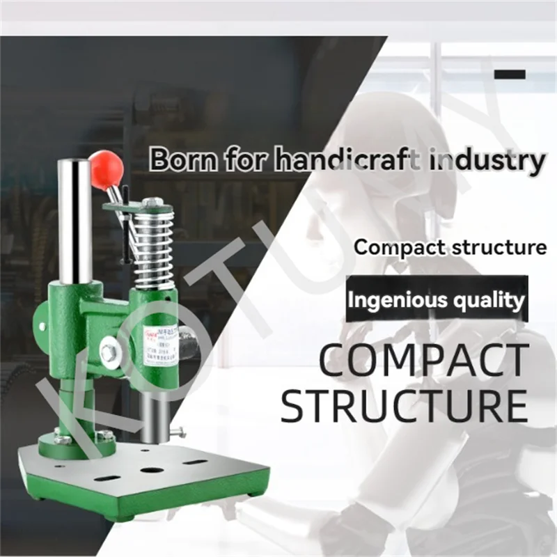 JM16 Solid Column Punch Press Manual Press Small Punching Machine Hand Beer Machine Die Cutting Household Hole Puncher