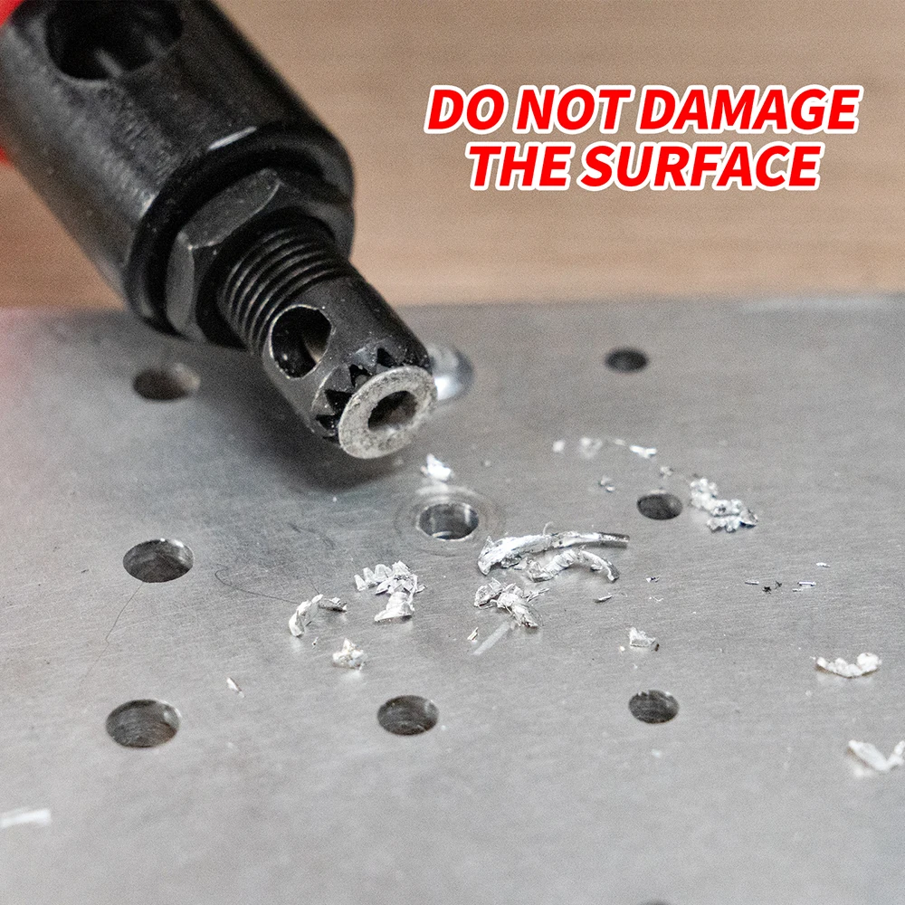 HIFESON Rivet Removal Tool,Blind Rivets Drill Remover,1/4 Electric Drill Adapter Rivets Puller for 3.2mm 4.0mm 5.0mm 6.0mm 6.4mm