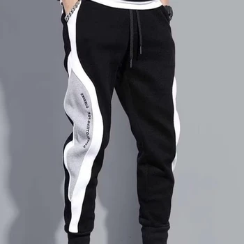 الرجال السراويل السوداء الهيب هوب الرباط عداء ببطء موضة مريحة السراويل الذكور Sweatpants غير رسمية فضفاضة مرونة الخصر ملابس رياضية - Image 5