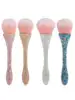 1pc Nail Dust Brush Rhinestone Bling Handle White For Acrylic Nail Art Cleaning Brush Manicure Tool 3