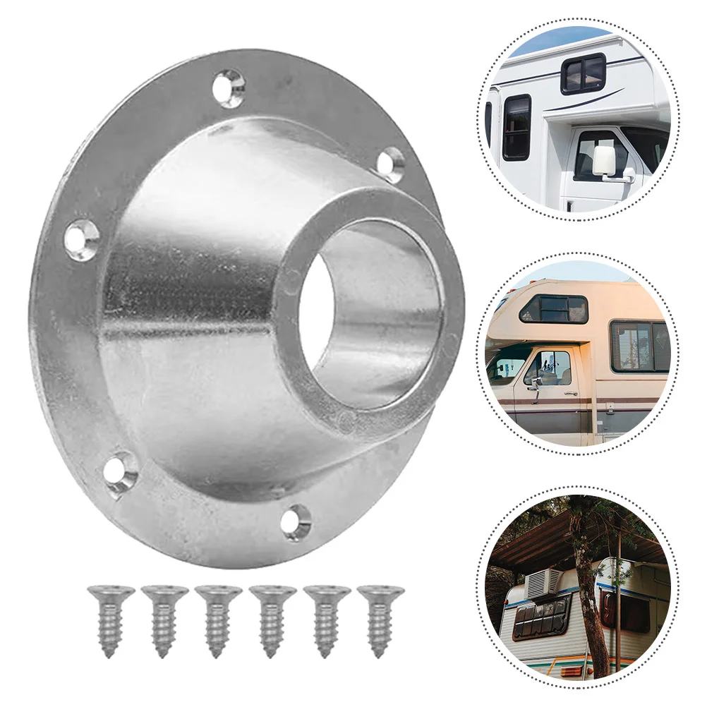 

2 Sets Table Base Rv Mounting Camper Fall to The Ground Metal Flush Aluminum Flange