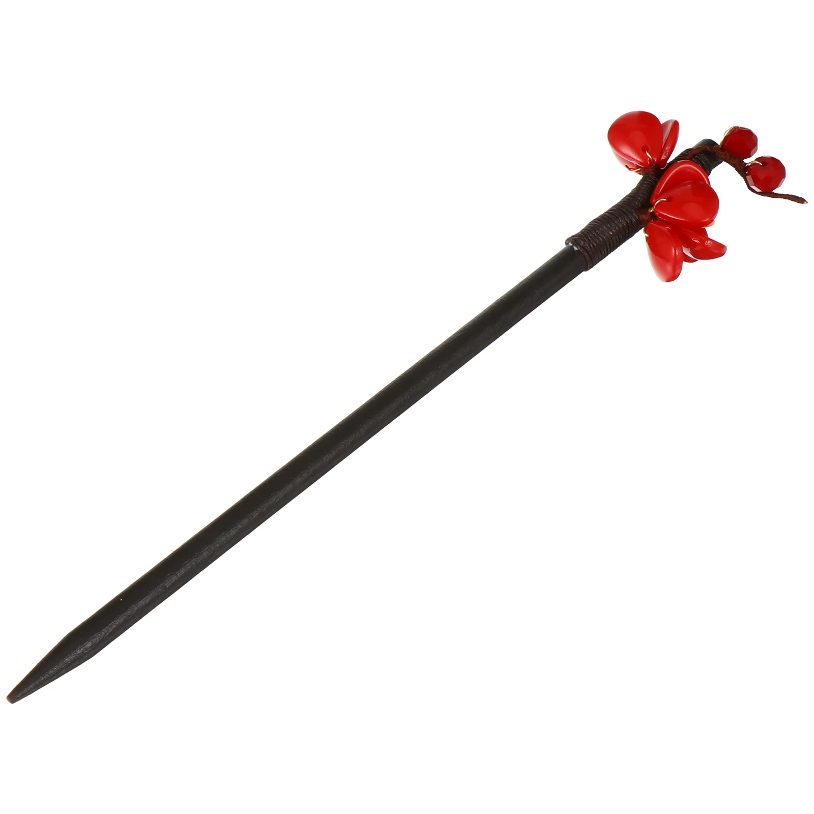 

Vintage Flower Hairpin Floral Style Stick Retro Handmade Chinese Headdress All-match Tiara