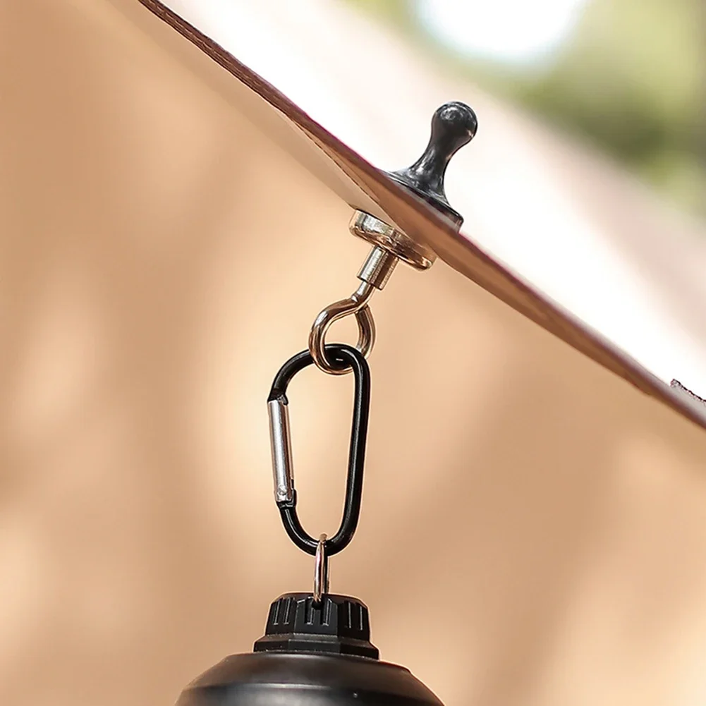 Description Picture 4 of item10-1PCS Camping Strong Magnetic Hooks Outdoor Tent Canopy Buckle Carabiner Magnet Hanger Camping Light Magnetic Hook