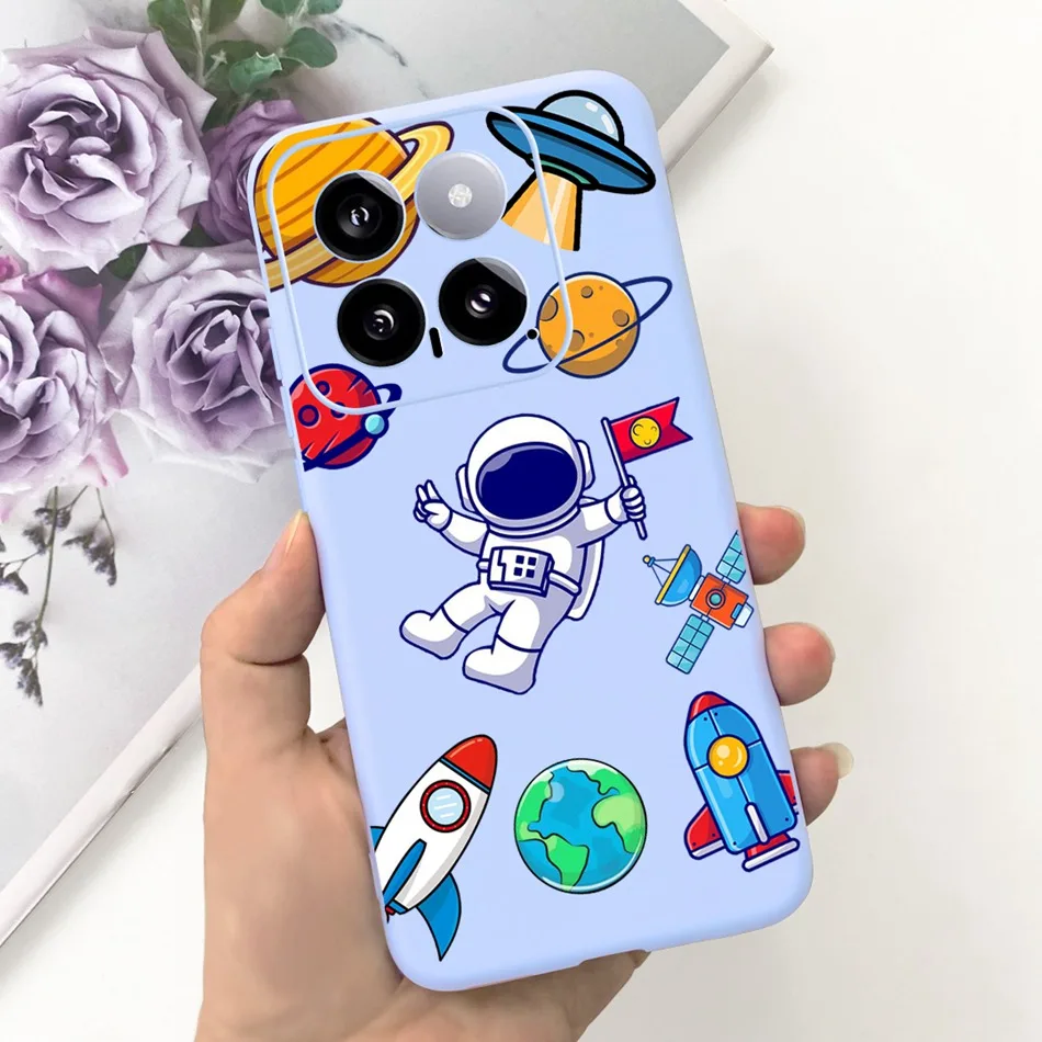 Sunflower Pattern Candy Color Soft Silicone Back Cover