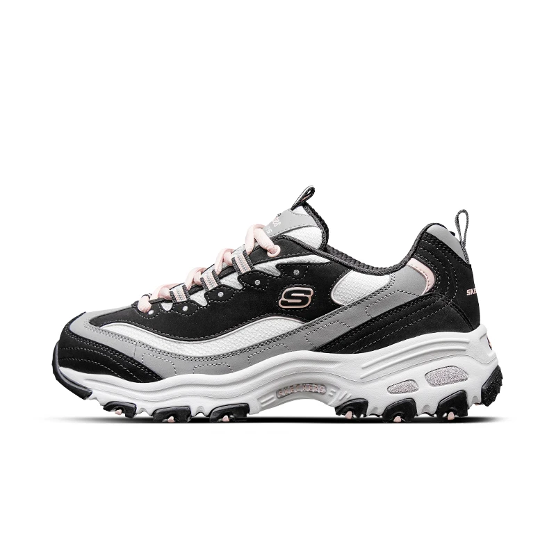 Skechers Sneakers Da Donna D'Lites Fashion Platform Flats Lace Up Sneakers Classic Chunky Scarpe Da Donna Zapatos Mujer 2024 Tendencia