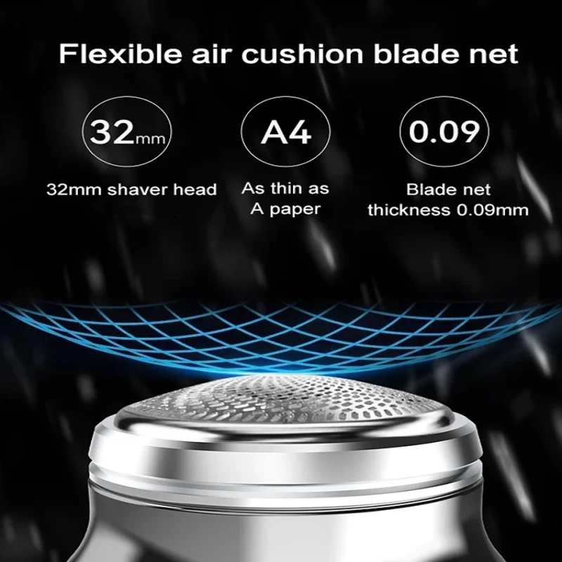 Mini Portable Electric Shaver Men Multi-Function Waterproof USB Rechargeable Shaver